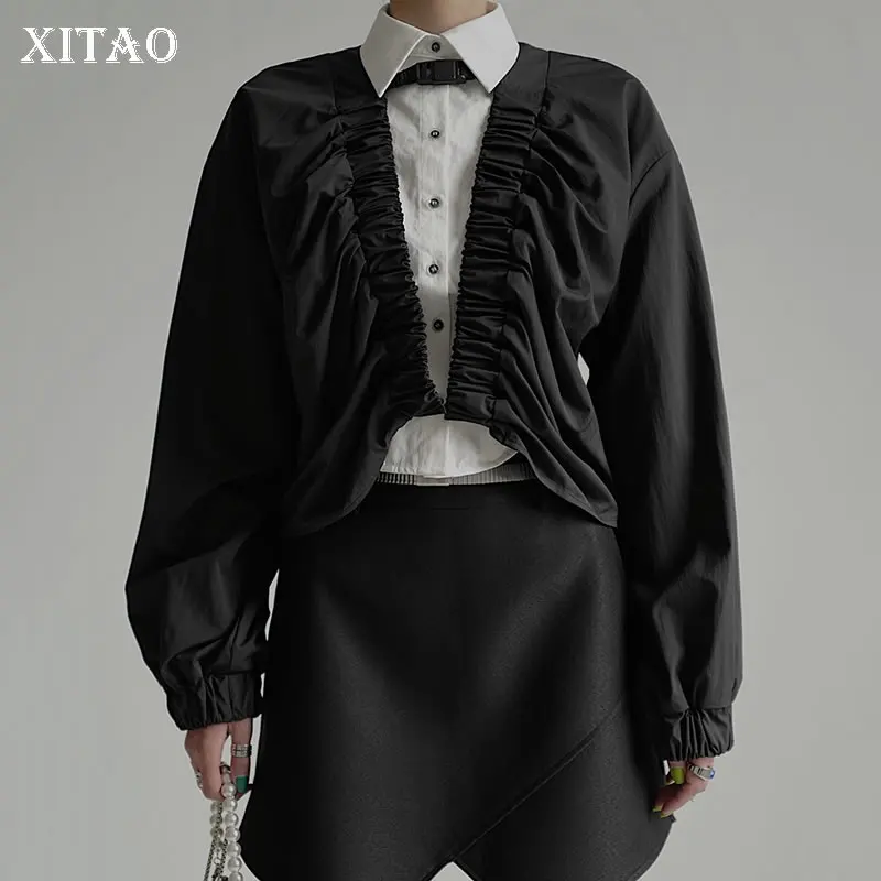 XITAO Fashion Short Elasticity Fold Jacket Women Loose Windproof Top Coat 2021 Sprint Autumn New Street Trendy All-match GCC4488
XITAO Fashion Short Elasticity Fold Jacket Women Loose Windproof Top Coat 2021 Sprint Autumn New Street Trendy All-match GCC4488