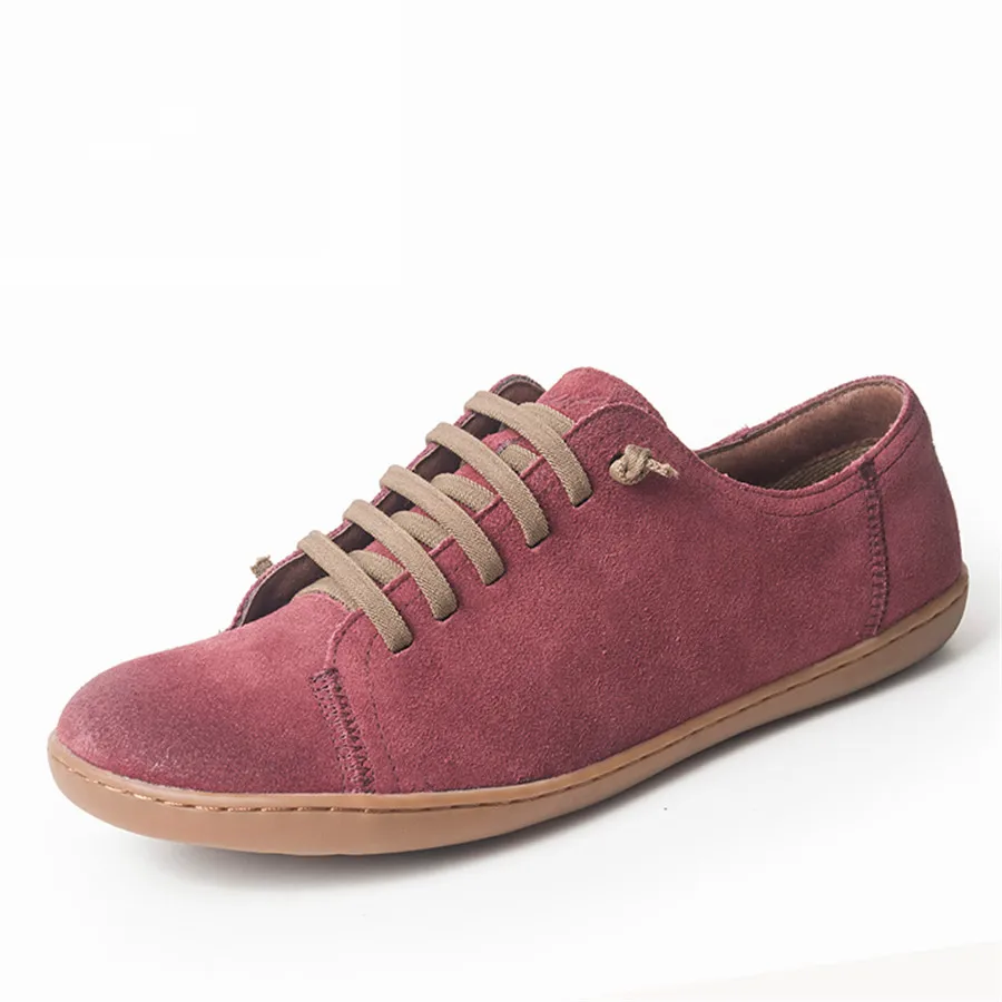 Cow suede leather Women baleriny slipon lady flats shoes ballerina casual Group Barefoot woman sneakers shoes grey brown white
Cow suede leather Women baleriny slipon lady flats shoes ballerina casual Group Barefoot woman sneakers shoes grey brown white