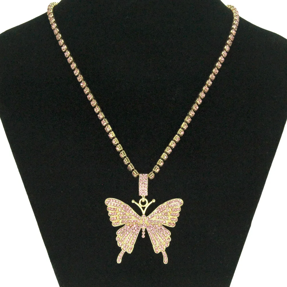Kpop Diamond Butterfly Pendant Necklace for Women Chain Necklace Fashion OL Style All-match Decorative Necklace Accessories Gift
Kpop Diamond Butterfly Pendant Necklace for Women Chain Necklace Fashion OL Style All-match Decorative Necklace Accessories Gift