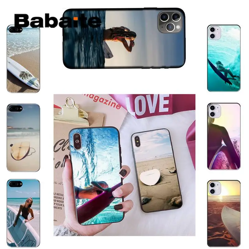 Babaite Beach Surf Board Ocean Waves Phone Case For iPhone 8 7 6 6S Plus X XS MAX 5 5S SE XR 11 11pro promax 12 12Pro Promax
Babaite Beach Surf Board Ocean Waves Phone Case For iPhone 8 7 6 6S Plus X XS MAX 5 5S SE XR 11 11pro promax 12 12Pro Promax