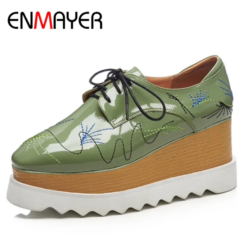 ENMAYER Spring Autumn Women Shoes Pumps Women Wedges Platform Shoes Woman Sneakers Thick Heel Casual High Heels
ENMAYER Spring Autumn Women Shoes Pumps Women Wedges Platform Shoes Woman Sneakers Thick Heel Casual High Heels