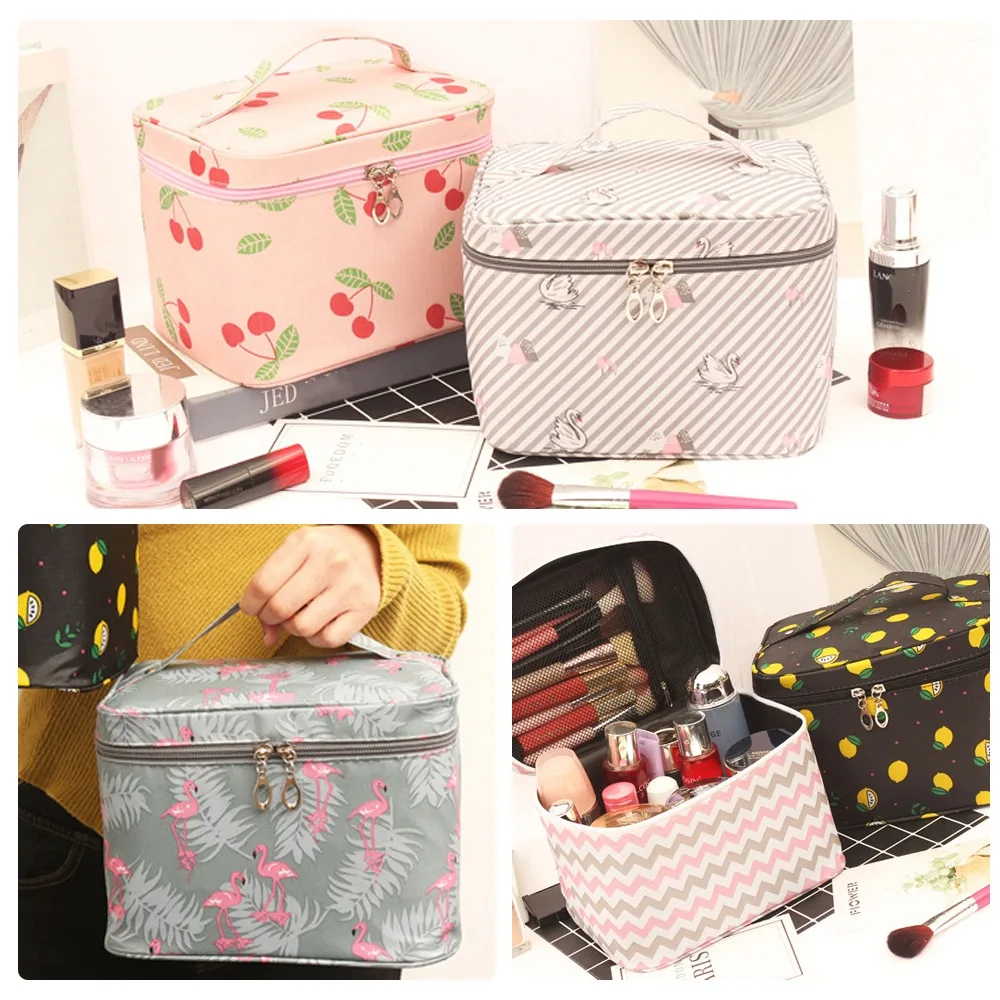 Portable Women Makeup Bag Large Capacity Toilet Bag Organizer for Cosmetic Cases Travel Zipper Bag Beauty Pouch Waterproof
Portable Women Makeup Bag Large Capacity Toilet Bag Organizer for Cosmetic Cases Travel Zipper Bag Beauty Pouch Waterproof