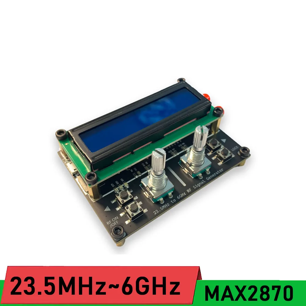 23,5 МГц ~ 6000 МГц MAX2870 RF источник сигнала SMA дифференциальный выход частоты подметание USB мощность
23,5 МГц ~ 6000 МГц MAX2870 RF источник сигнала SMA дифференциальный выход частоты подметание USB мощность