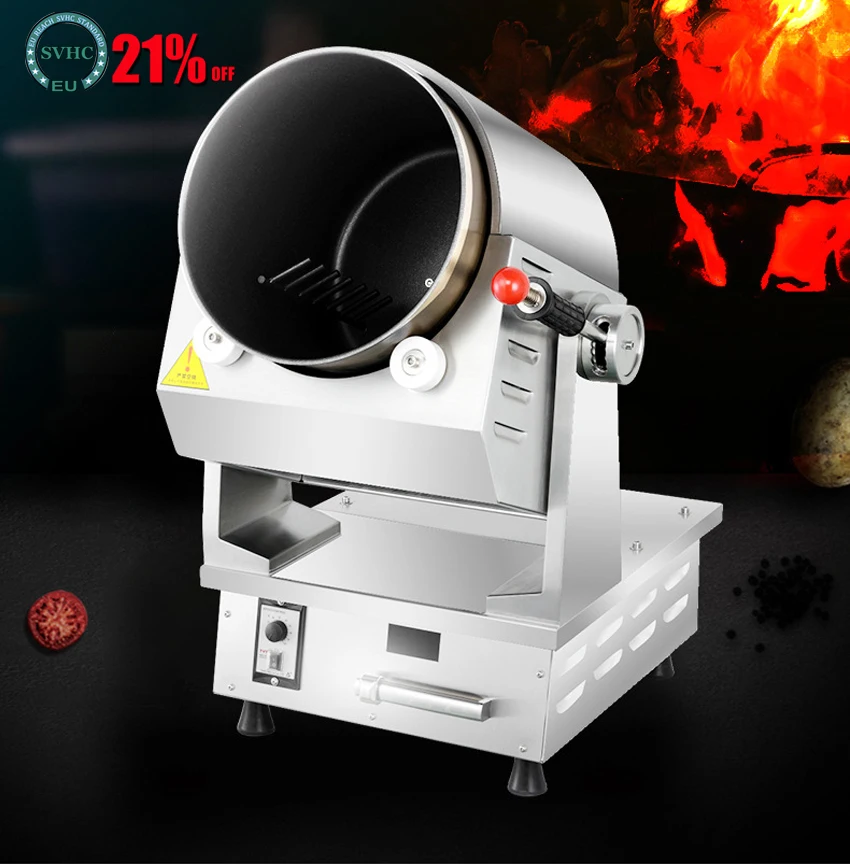 Commercial fully automatic drum cooking machine Fried rice/flour Kitchen Appliances equipment 5kW 220V/50Hz
Commercial fully automatic drum cooking machine Fried rice/flour Kitchen Appliances equipment 5kW 220V/50Hz