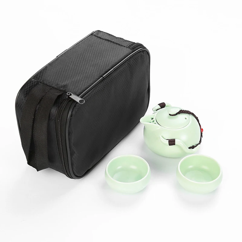 Чайный набор портативный для путешествий 1 чайник 2 чайные чашки, gaiwan красивый чайник GongFu Чайник, керамический портативный чайный набор, коф... 
Чайный набор портативный для путешествий 1 чайник 2 чайные чашки, gaiwan красивый чайник GongFu Чайник, керамический портативный чайный набор, коф...