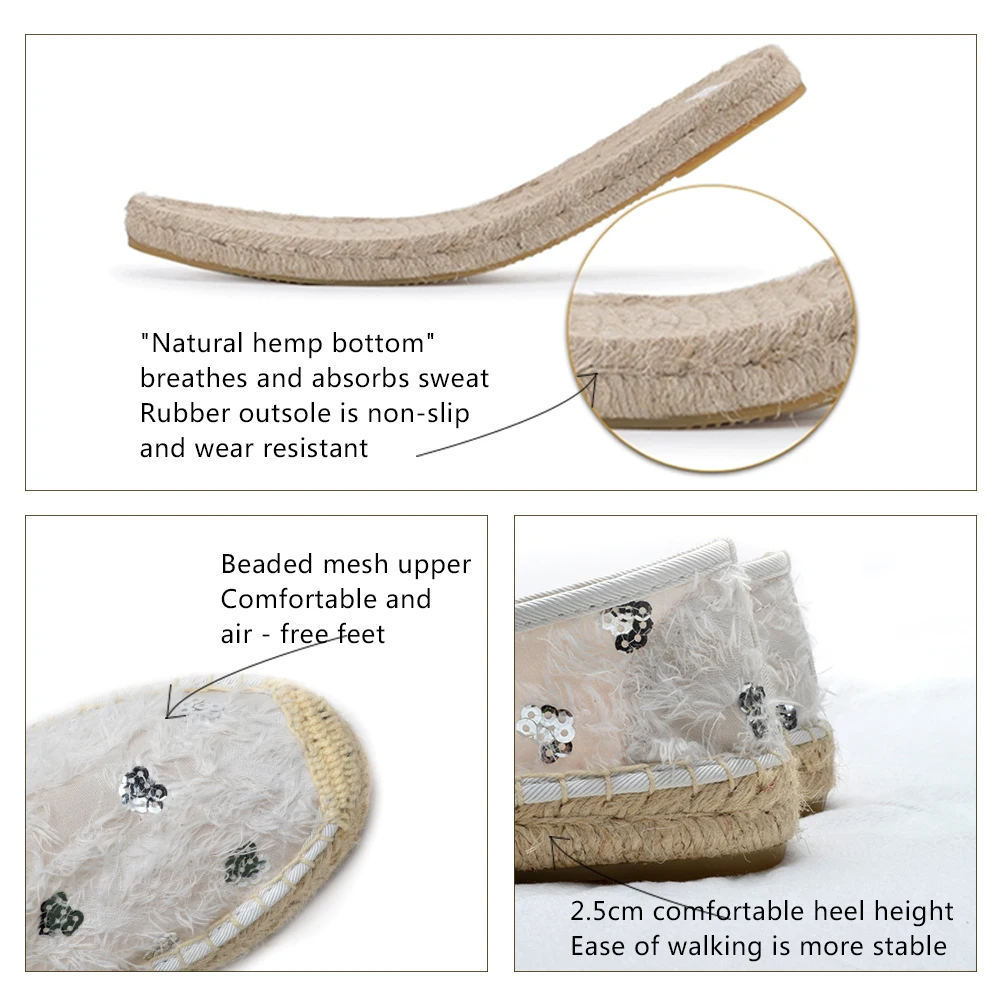 Fashion Fringe Sandals Women's Summer casual shoes High Quality Female Slip-on Hemp Sole Espadrilles Leisure Shoes
Fashion Fringe Sandals Women's Summer casual shoes High Quality Female Slip-on Hemp Sole Espadrilles Leisure Shoes