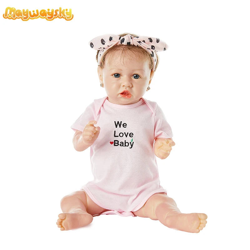 Maywaysky 20" Lovely Lifelike Reborn Baby Girl Doll Alive Newborn Bebe With Cloth Pacifier
Maywaysky 20" Lovely Lifelike Reborn Baby Girl Doll Alive Newborn Bebe With Cloth Pacifier