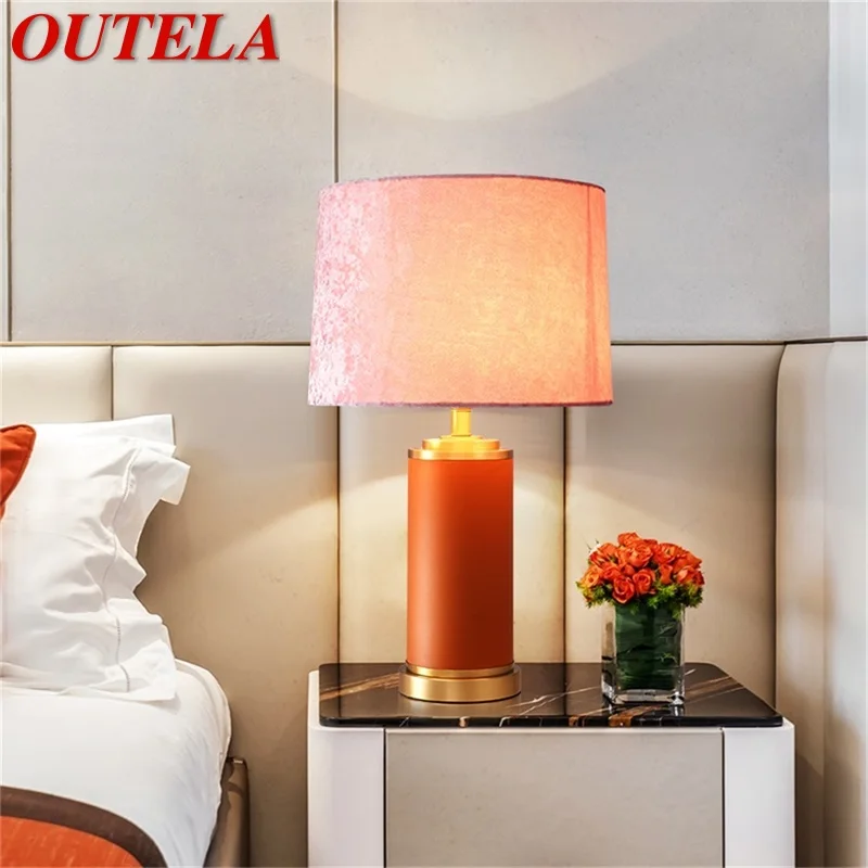 OUTELA Table Lamp Brass Red Desk Light Modern Creative LED Decoration for Home Bedroom
OUTELA Table Lamp Brass Red Desk Light Modern Creative LED Decoration for Home Bedroom