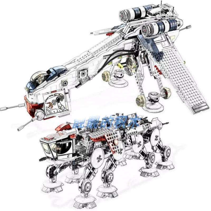 IN STOCK Republic Dropship Building Blocks Bricks Compatible 05053 Ship DIY Toys Birthday Christmas Gift 81055 
IN STOCK Republic Dropship Building Blocks Bricks Compatible 05053 Ship DIY Toys Birthday Christmas Gift 81055