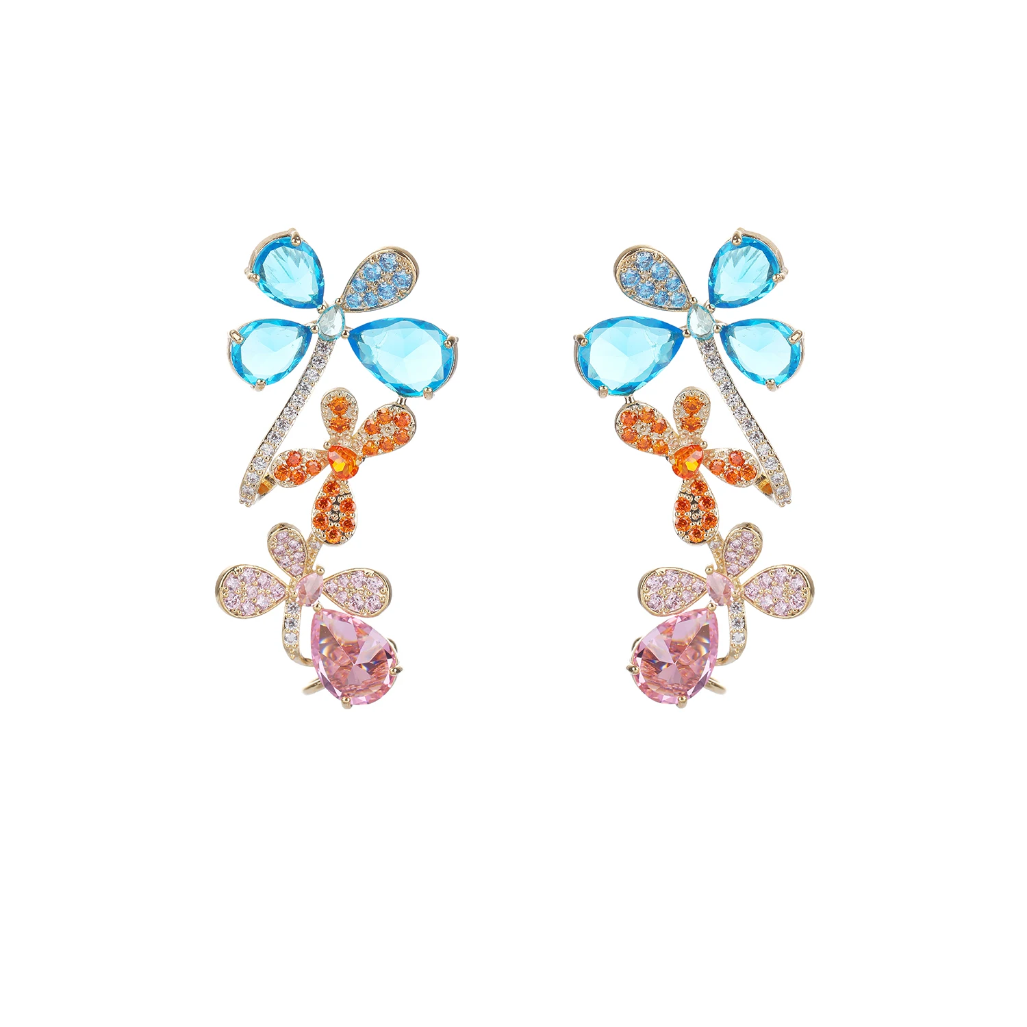 Cubic Zircon CZ Butterfly Earrings for Wedding, Crystals Earring for Bride, Women Girl Birthday Party Jewelry CE11421
Cubic Zircon CZ Butterfly Earrings for Wedding, Crystals Earring for Bride, Women Girl Birthday Party Jewelry CE11421