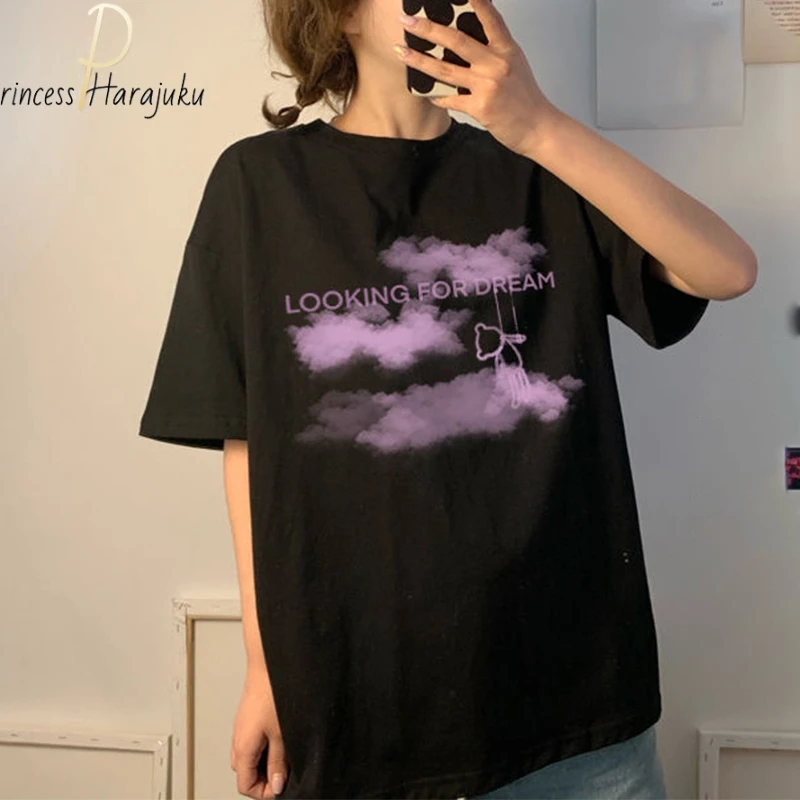 2021 Casual Women Tee Black Cute Anime Tops Long And Short Sleeve Sheer Slim T Shirt Ladies O-neck T-shirt New Arrival Tshirts 
2021 Casual Women Tee Black Cute Anime Tops Long And Short Sleeve Sheer Slim T Shirt Ladies O-neck T-shirt New Arrival Tshirts