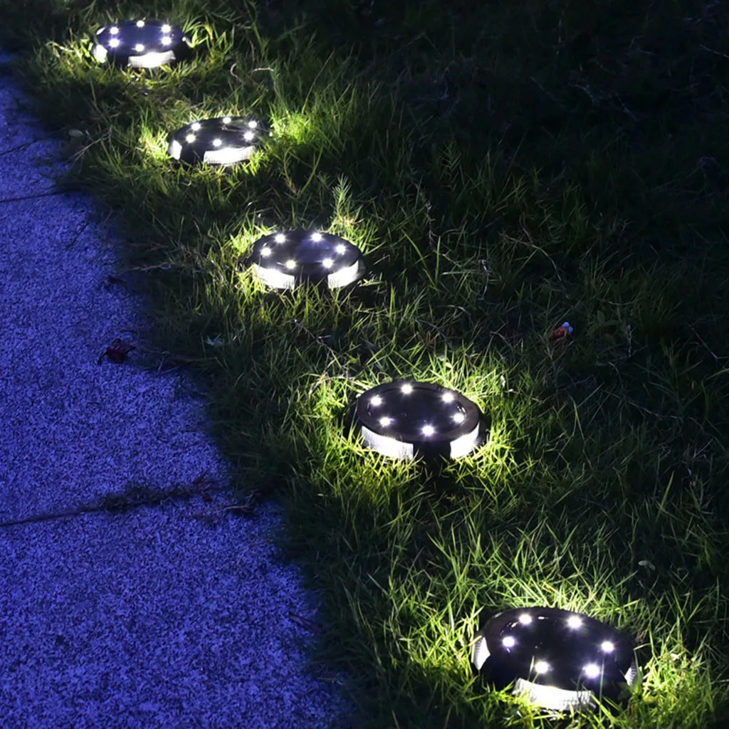 8 LED Solar Lights Underground Buried Garden Lawn Deck Roadway Outdoor Lamp Decoration Lawn Lamps Landscape Decking light
8 LED Solar Lights Underground Buried Garden Lawn Deck Roadway Outdoor Lamp Decoration Lawn Lamps Landscape Decking light