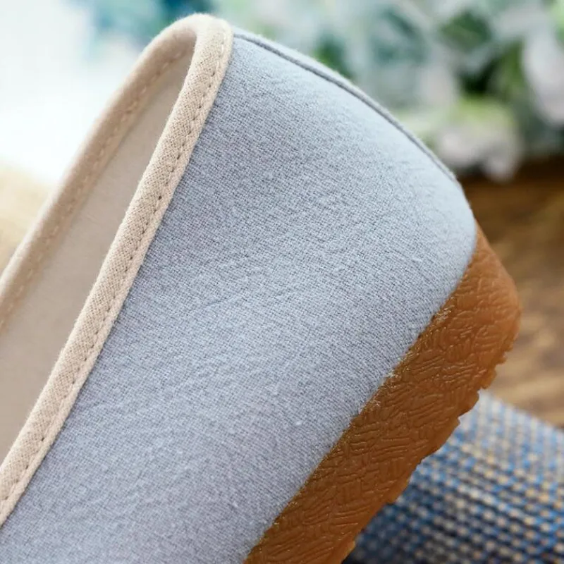 Women Cotton Fabric Slip-On Flat Shoes Pure Color Spring Loafers for Ladies Vintage Round Toe Summer Shoe 2021 Female Flats
Women Cotton Fabric Slip-On Flat Shoes Pure Color Spring Loafers for Ladies Vintage Round Toe Summer Shoe 2021 Female Flats