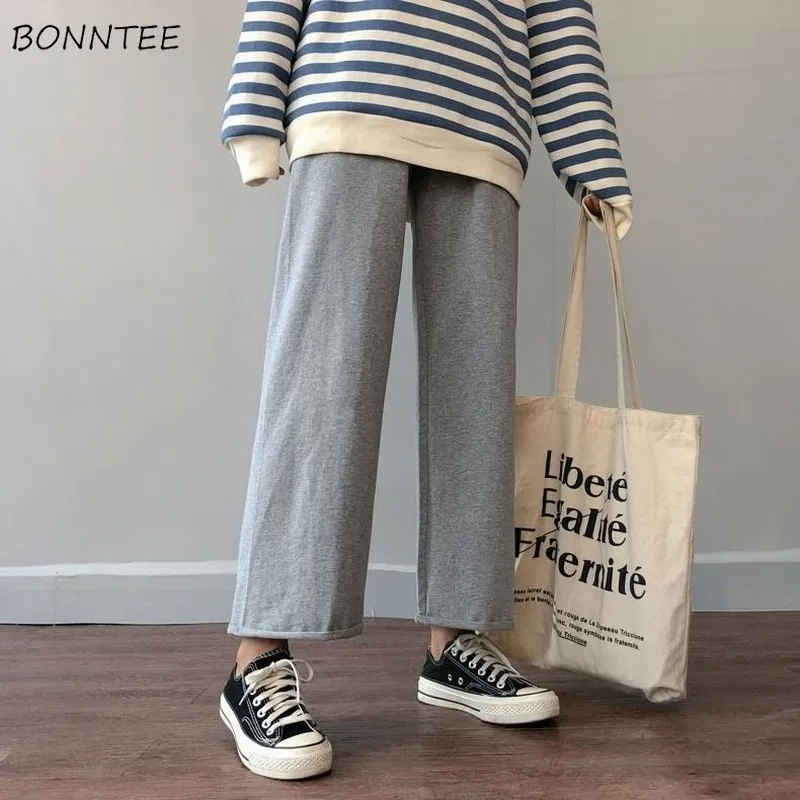 Wide Leg Pants Women Basic Solid Black Spring New Simple All-match Ulzzang Ladies Workout Trousers Breathable Stylish Teens Pant
Wide Leg Pants Women Basic Solid Black Spring New Simple All-match Ulzzang Ladies Workout Trousers Breathable Stylish Teens Pant