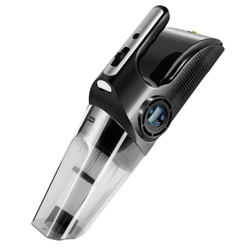4 in 1 Car Vacuum cleaner Tire Inflator Digital Screen Air Compressor Pump Wet and Dry Dual Use Vacuum Cleaner For Home U1JE
4 in 1 Car Vacuum cleaner Tire Inflator Digital Screen Air Compressor Pump Wet and Dry Dual Use Vacuum Cleaner For Home U1JE