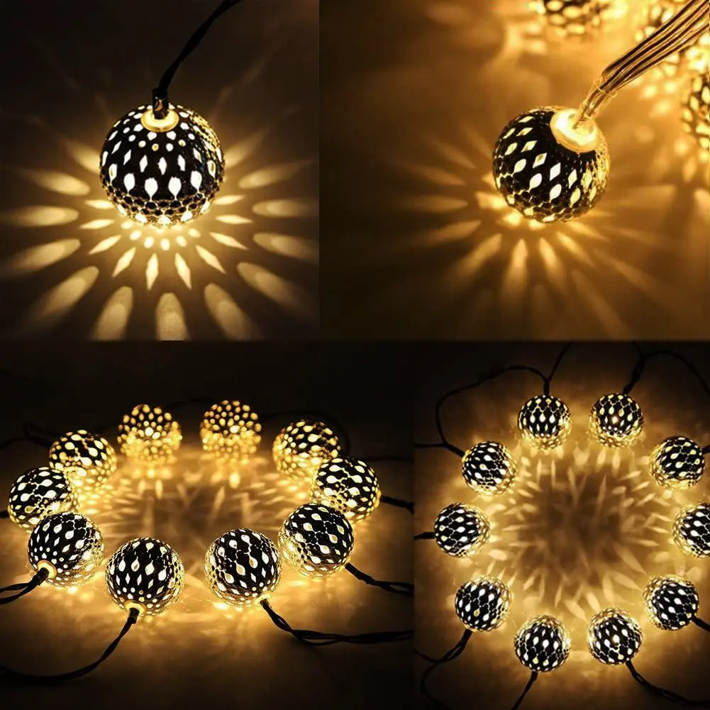 Christmas Balls Indoor Decoration New Year 2022 Home Decor Moroccan Fairy Globe String Lights Plug-Operated 10/20M
Christmas Balls Indoor Decoration New Year 2022 Home Decor Moroccan Fairy Globe String Lights Plug-Operated 10/20M