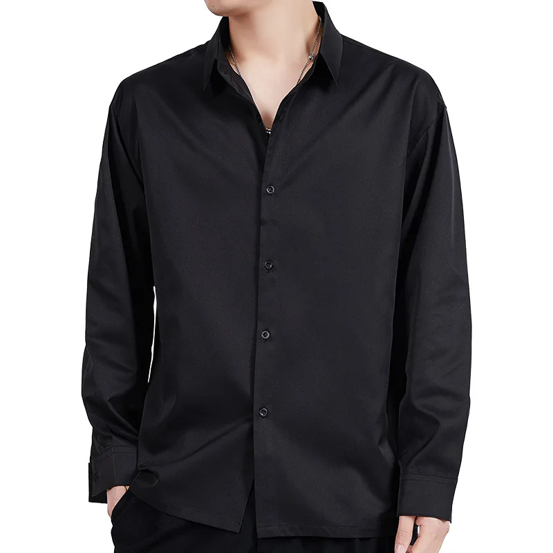 Summer new men's long-sleeved shirt men trend handsome white shirt casual loose men's long-sleeved shirt
Summer new men's long-sleeved shirt men trend handsome white shirt casual loose men's long-sleeved shirt