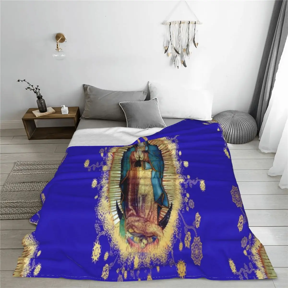 Our Lady Of Guadalupe Blanket Virgin Mary Warm Bedspread Plush Super Soft Cover Fleece Spread Bedding Sofa Bedroom Velvet Decor
Our Lady Of Guadalupe Blanket Virgin Mary Warm Bedspread Plush Super Soft Cover Fleece Spread Bedding Sofa Bedroom Velvet Decor