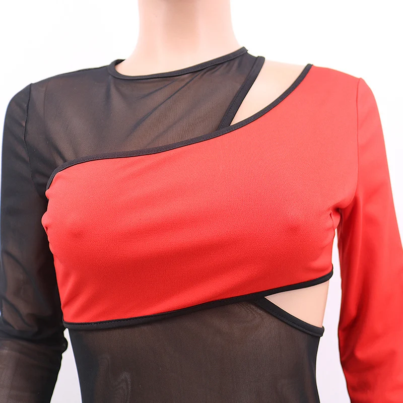 Autumn New ins fashion Sexy mesh blue red Bodysuits and Pants Two Pieces Sets Casual Pant + long Sleeve Strap Jumpsuits Outfits
Autumn New ins fashion Sexy mesh blue red Bodysuits and Pants Two Pieces Sets Casual Pant + long Sleeve Strap Jumpsuits Outfits