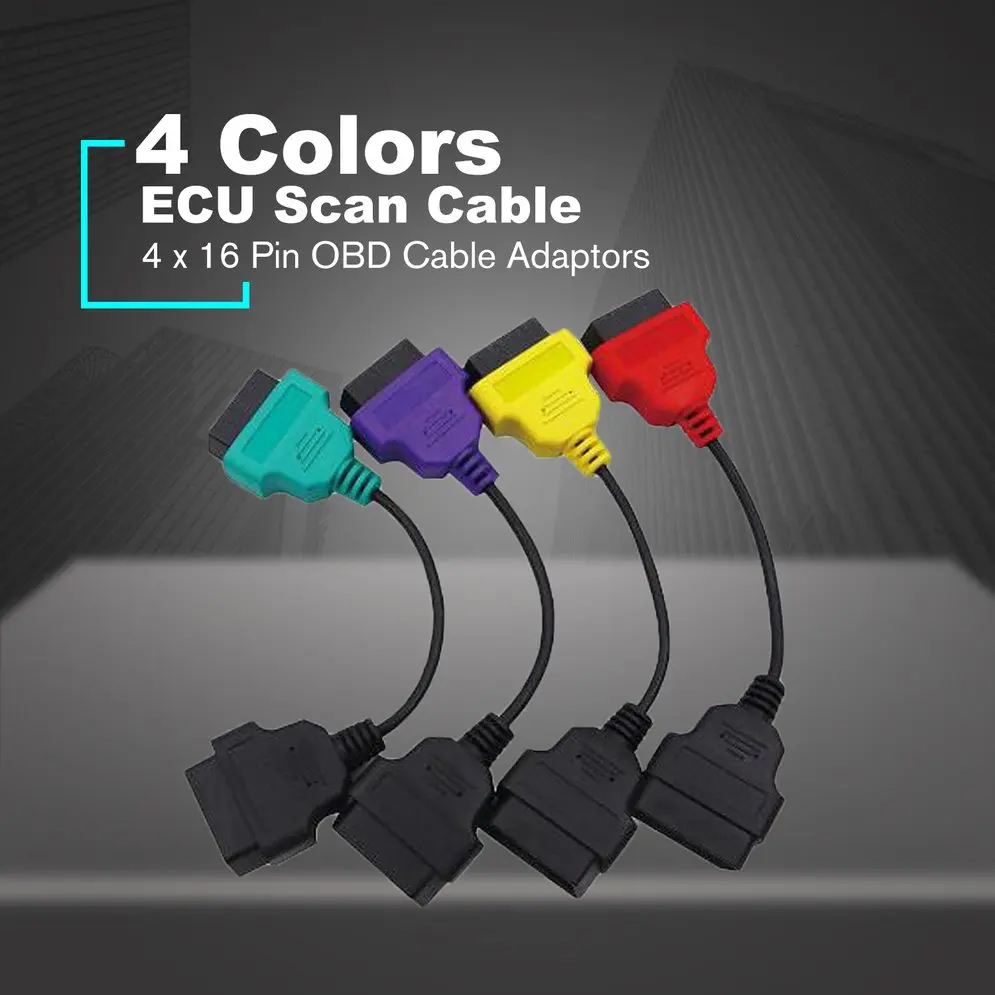 4pcs OBD2 For Fiat ECU Scan Diagnostic Cables MultiECUScan Adapter Bundle Fiatecuscan Connector Scanner Car Vehicle Repairing
4pcs OBD2 For Fiat ECU Scan Diagnostic Cables MultiECUScan Adapter Bundle Fiatecuscan Connector Scanner Car Vehicle Repairing