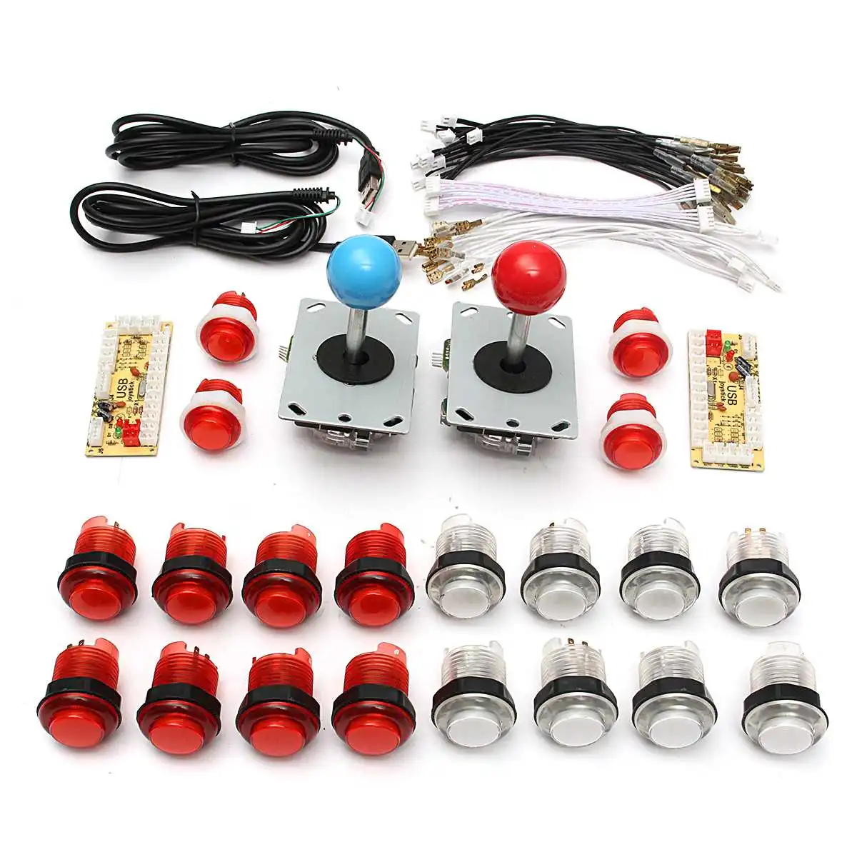 5V LED Zero Delay Arcade Cabinet DIY Kit USB Controller PC Sanwa Oval ball Joysticks Illuminated Push Buttons for game
5V LED Zero Delay Arcade Cabinet DIY Kit USB Controller PC Sanwa Oval ball Joysticks Illuminated Push Buttons for game