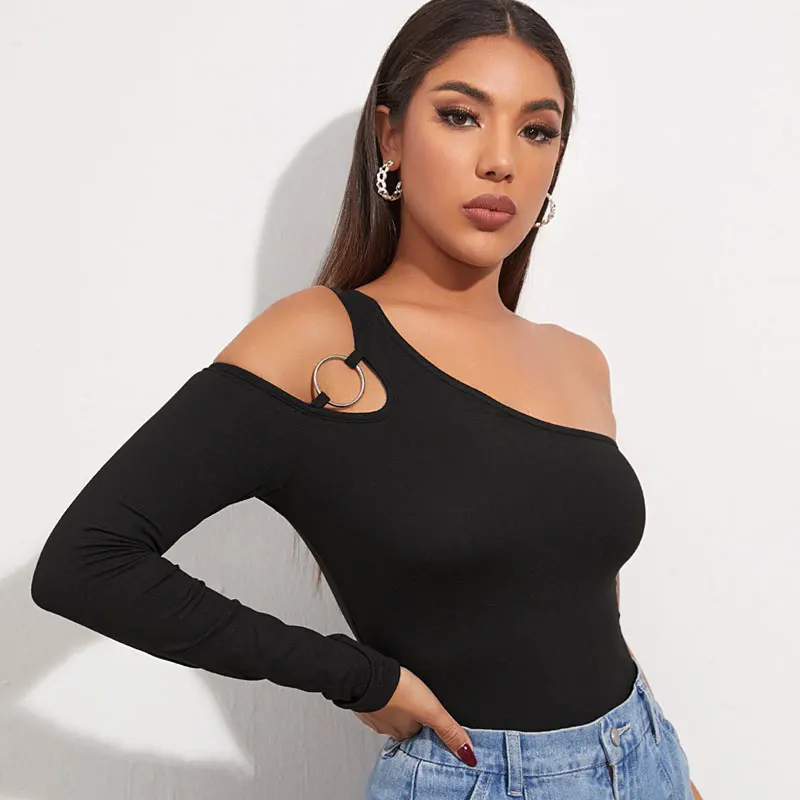 French New Style Strapless Sexy Long-sleeved Bottoming Shirt Oblique Shoulder Top Women Women Fashion Tops Women Sexy Tops 
French New Style Strapless Sexy Long-sleeved Bottoming Shirt Oblique Shoulder Top Women Women Fashion Tops Women Sexy Tops