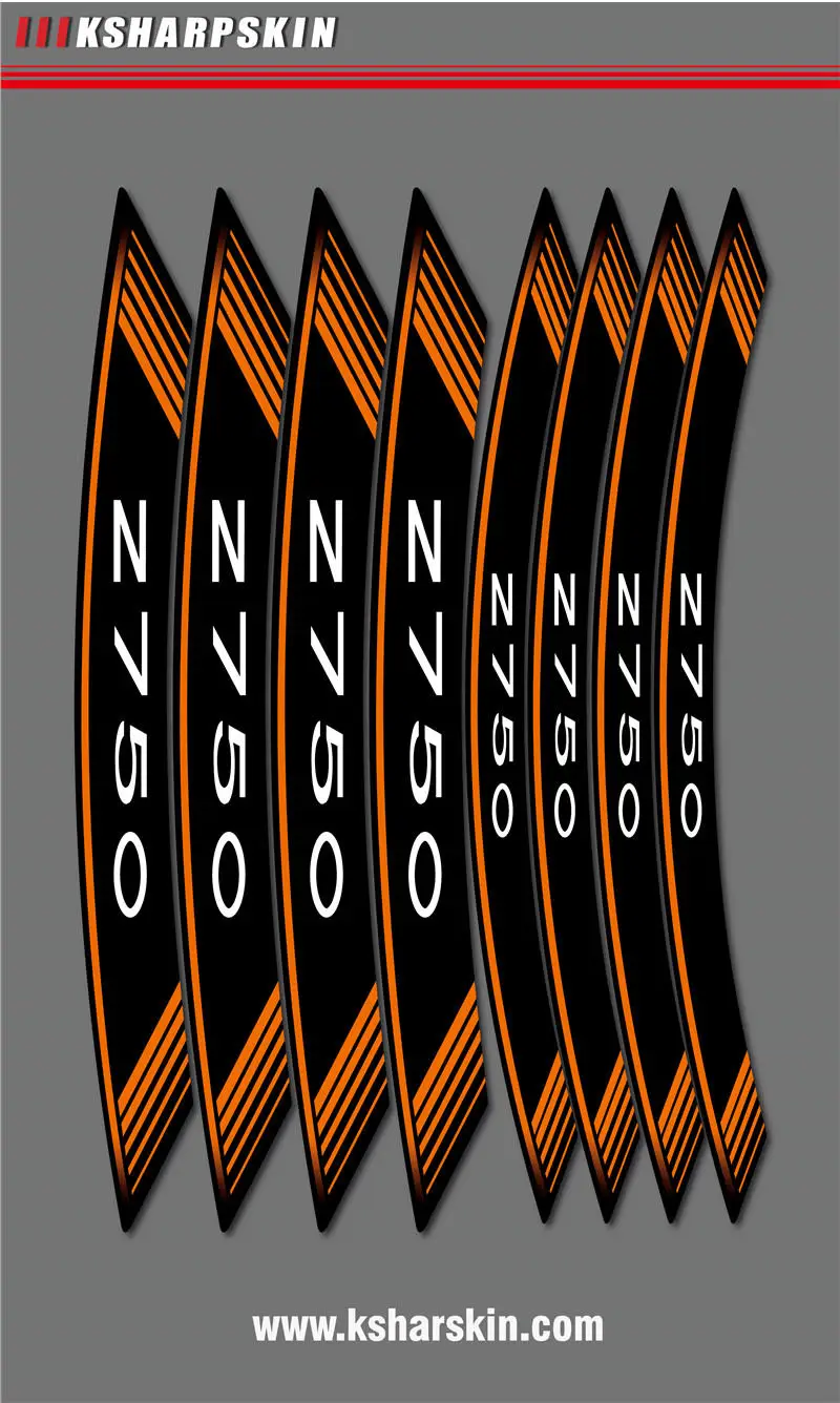 New personality motorcycle sticker tire decal reflective decorative film for KAWASAKI z750
New personality motorcycle sticker tire decal reflective decorative film for KAWASAKI z750