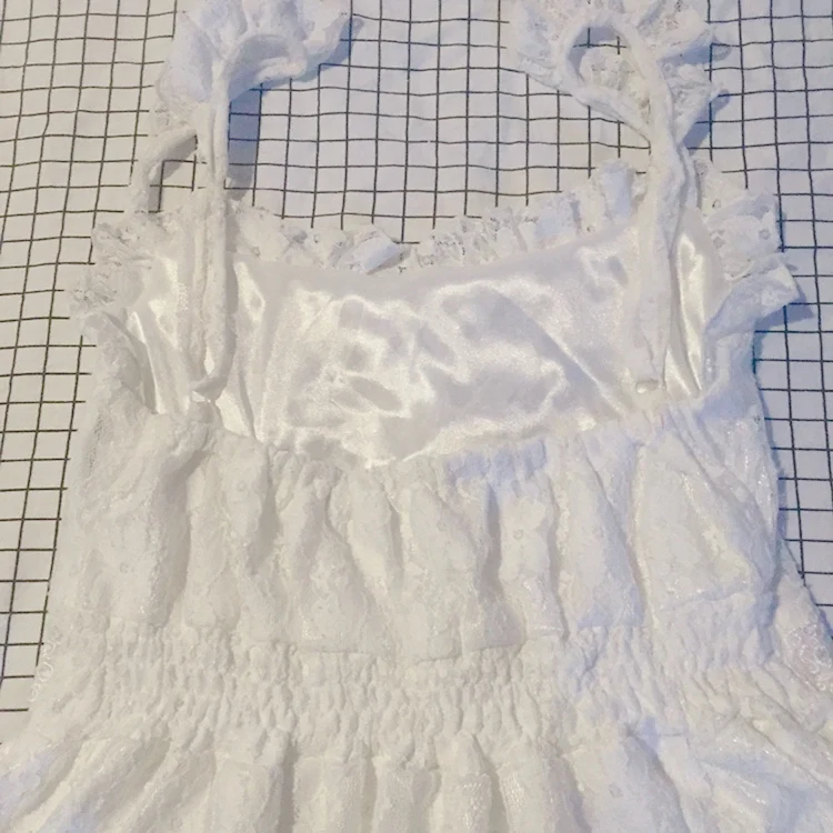 Japanese Lolita Style Summer Women White Mini Dress Suspenders Sexy Bandage Hollow Out Party Dress Cute Kawaii Lace Short Dress
Japanese Lolita Style Summer Women White Mini Dress Suspenders Sexy Bandage Hollow Out Party Dress Cute Kawaii Lace Short Dress