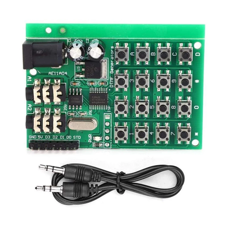 AE11A04 DTMF звуковой генератор модуль голосовой двойной Encode передатчик плата 5-24 В постоянного тока аудио DTMF модуль
AE11A04 DTMF звуковой генератор модуль голосовой двойной Encode передатчик плата 5-24 В постоянного тока аудио DTMF модуль