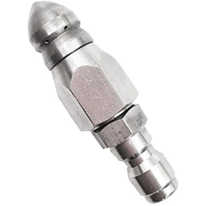 Pressure Washer Sewer Jetter Nozzle with Stainless Steel, Durable Design Sewer Jet Nozzle,1/4Inch Quickly Connector
Pressure Washer Sewer Jetter Nozzle with Stainless Steel, Durable Design Sewer Jet Nozzle,1/4Inch Quickly Connector
