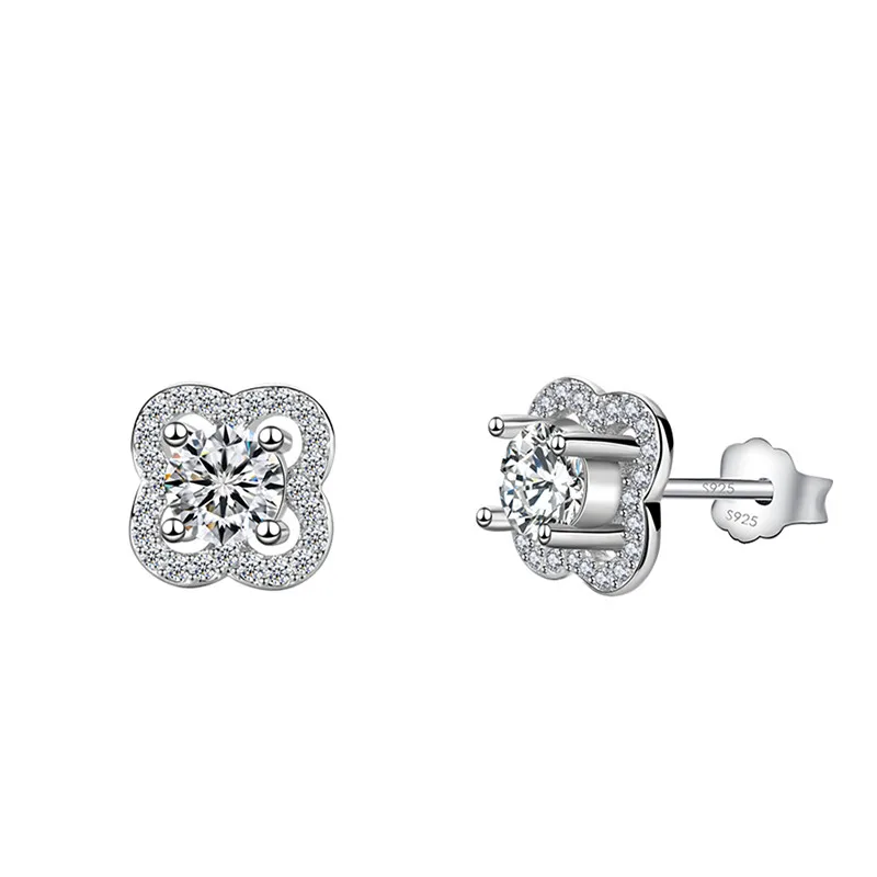 DAIMI Real 0.5 Carat D Color Moissanite Stud Earrings 925 Sterling Silver Gemstones Fine Jewelry For Women Gift
DAIMI Real 0.5 Carat D Color Moissanite Stud Earrings 925 Sterling Silver Gemstones Fine Jewelry For Women Gift