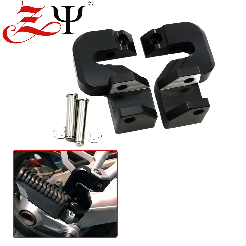 

For BMW R1200GS Adventure R 1200 GS R1200 ADV 2006-2013 Motorcycle Passenger Footrest Relocation Foot Rests Pedals Lowering Kit