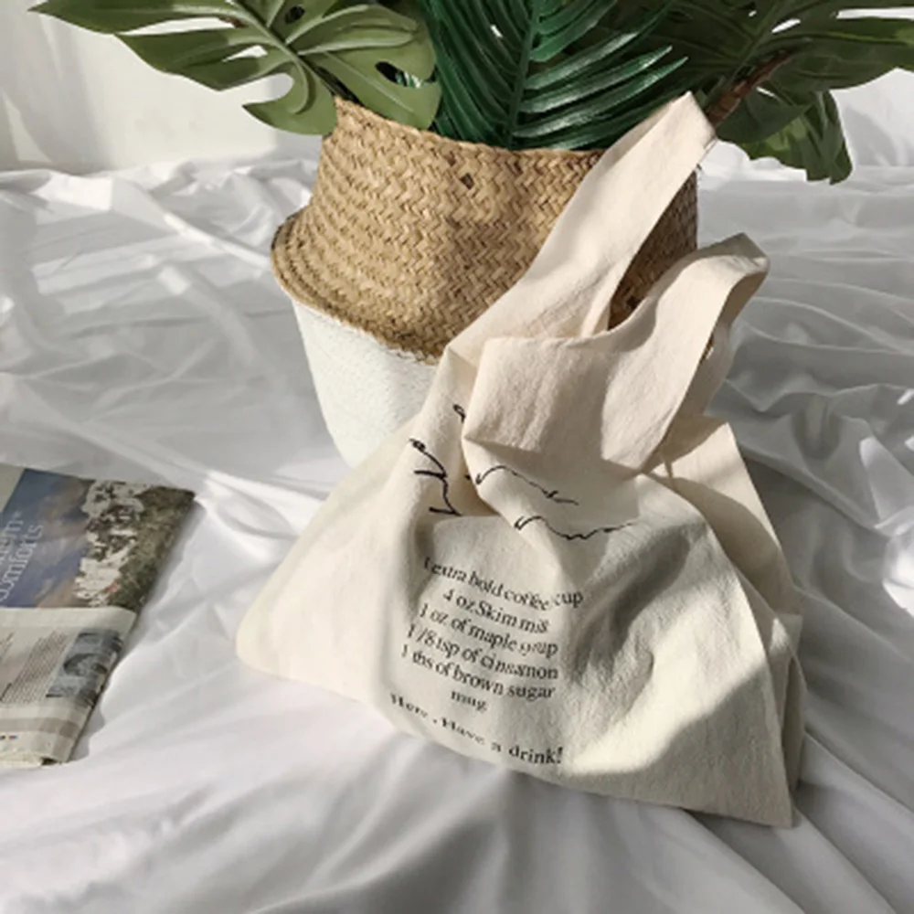 New Women Ins Hand Bag Women's Canvas Handbag Letter Vest Bag Cotton And Linen Bag Ladies Beach Handbags Shopping Bags
New Women Ins Hand Bag Women's Canvas Handbag Letter Vest Bag Cotton And Linen Bag Ladies Beach Handbags Shopping Bags