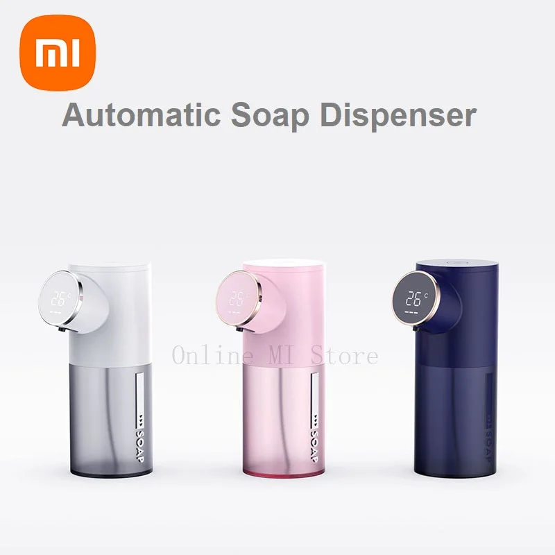 New Xiaomi Automatic Soap Dispenser Temperature Display USB Rechargeable 320ml Liquid Soap Dispensers Foam Hand Sanitizer
New Xiaomi Automatic Soap Dispenser Temperature Display USB Rechargeable 320ml Liquid Soap Dispensers Foam Hand Sanitizer