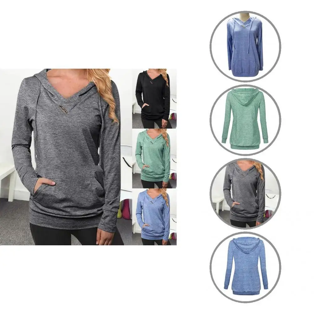 Long Sleeve Chic Drawstring V-Neck Women Coat Thick Lady Hoodie Hooded Streetwear
Long Sleeve Chic Drawstring V-Neck Women Coat Thick Lady Hoodie Hooded Streetwear