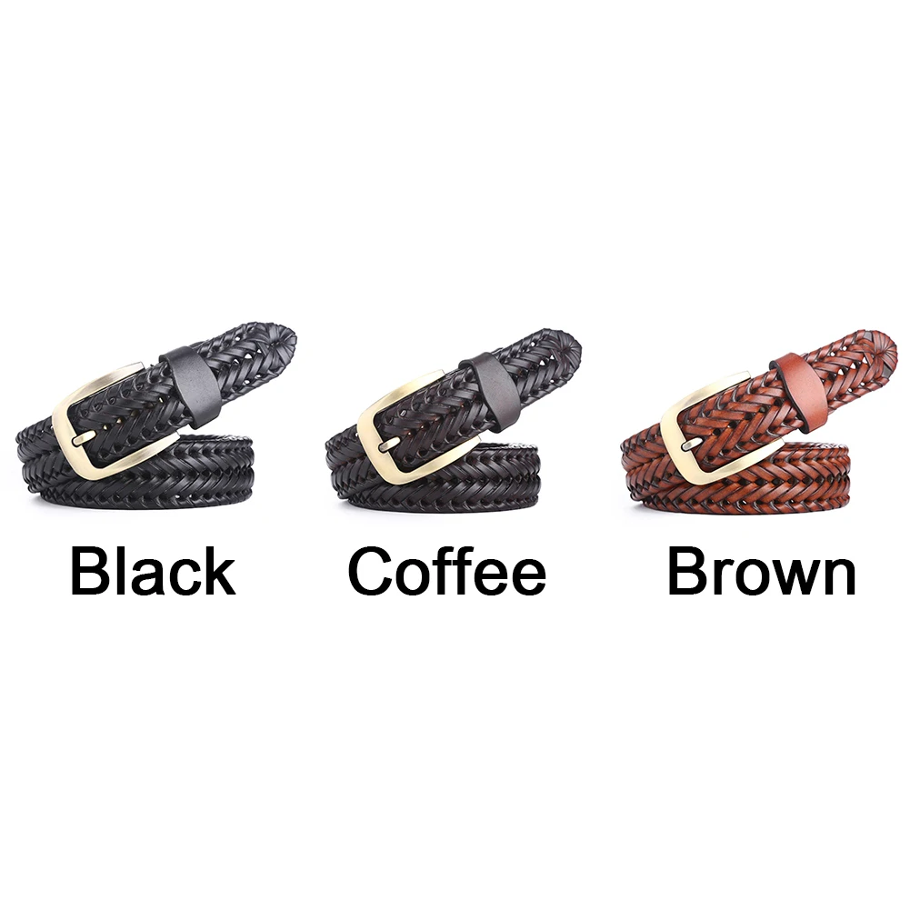 Men Women Durable Hand Knitted Handmade Retro Classic Jeans Belt Buckle Casual Woven Soft Leather Belt
Men Women Durable Hand Knitted Handmade Retro Classic Jeans Belt Buckle Casual Woven Soft Leather Belt