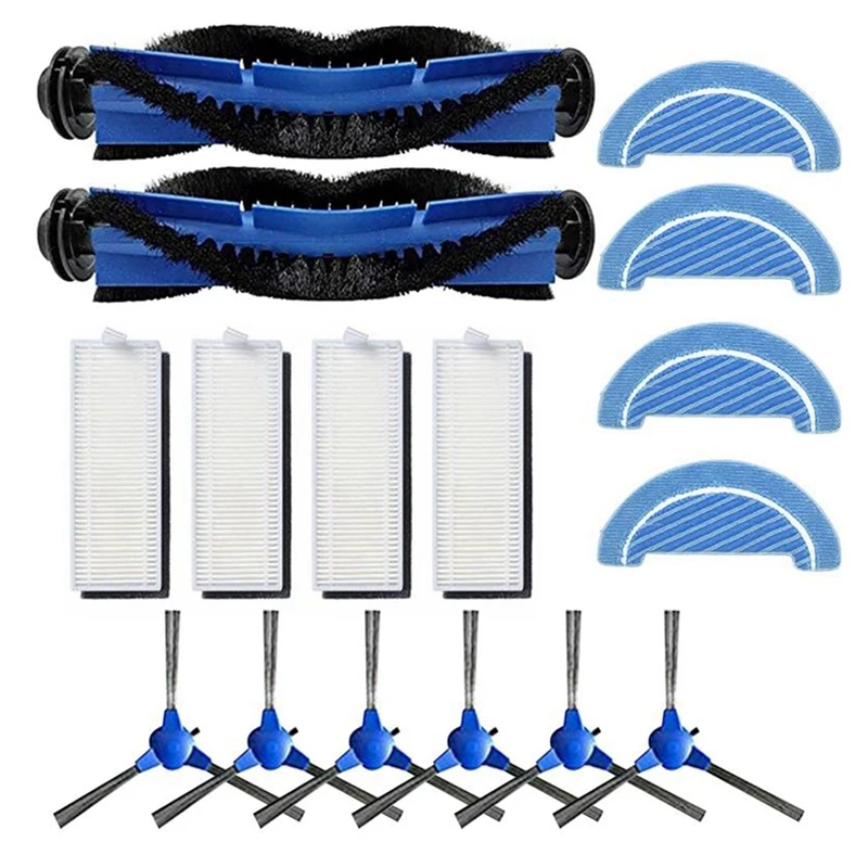 HEPA Filter Mop Main Brush Side Brush Replacement for Conga Cecotec 1090 1790 Ultra Robotic Vacuum Cleaner Spare Kits
HEPA Filter Mop Main Brush Side Brush Replacement for Conga Cecotec 1090 1790 Ultra Robotic Vacuum Cleaner Spare Kits