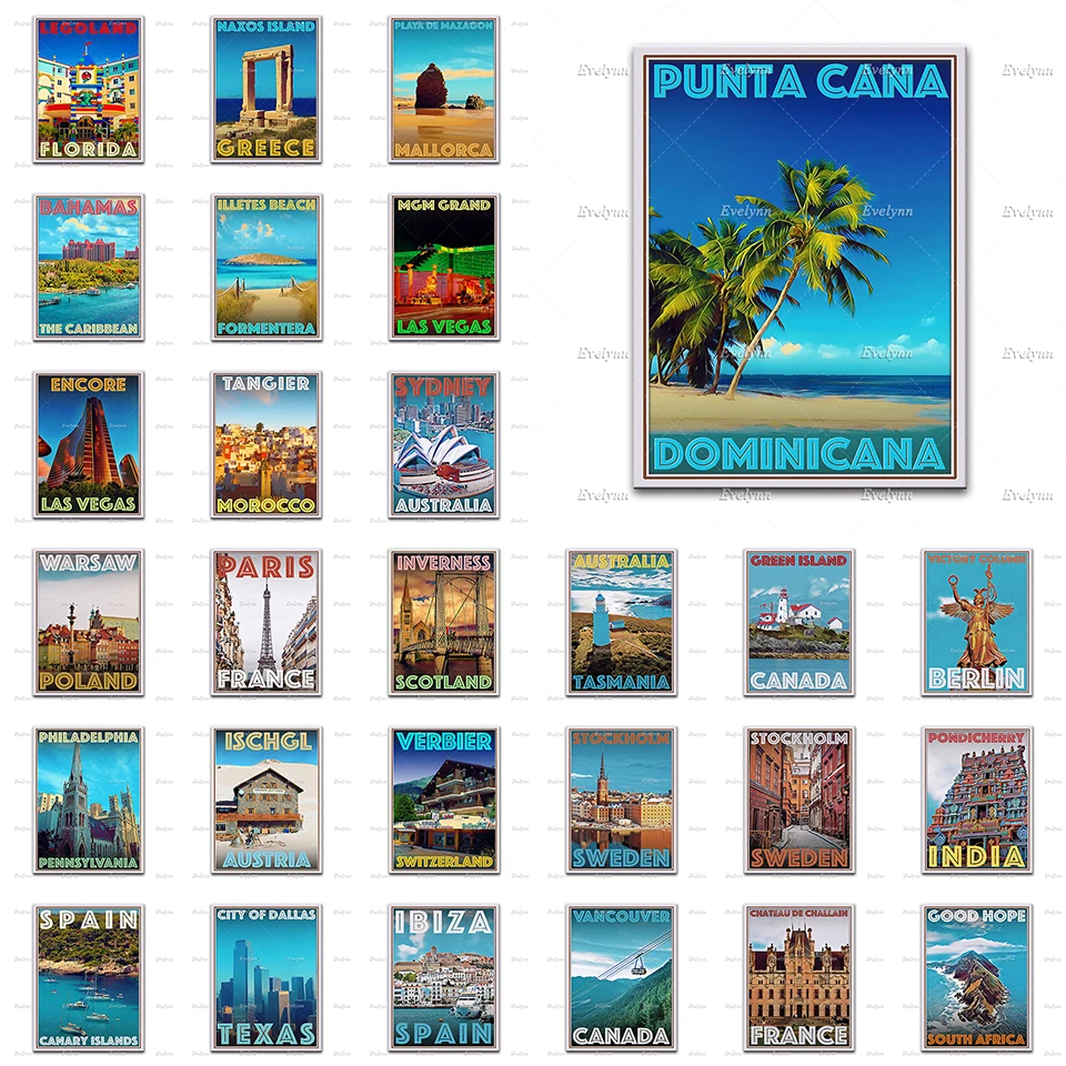 Retro Style Travel Poster Canary Islands Tasmania Vancouver Berlin Green Island Sydney Living Room Decor Canvas Wall Art Prints
Retro Style Travel Poster Canary Islands Tasmania Vancouver Berlin Green Island Sydney Living Room Decor Canvas Wall Art Prints