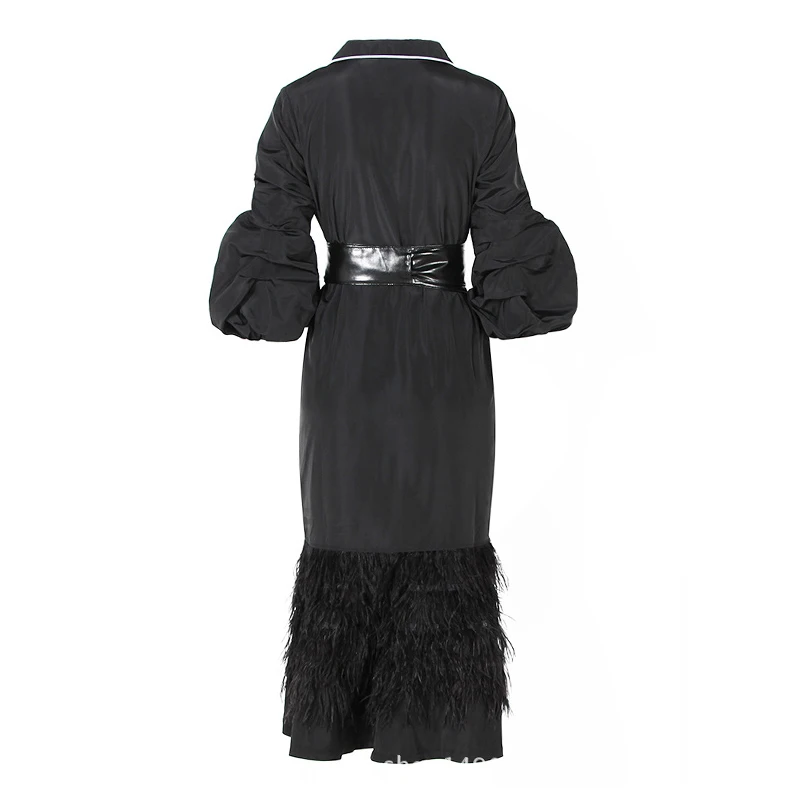 CHICEVER Black Windbreaker For Women Lapel Three Quarter Sleeve High Waist Lace Up Skirt Hem Clothes Female 2020 Autumn Clothes
CHICEVER Black Windbreaker For Women Lapel Three Quarter Sleeve High Waist Lace Up Skirt Hem Clothes Female 2020 Autumn Clothes