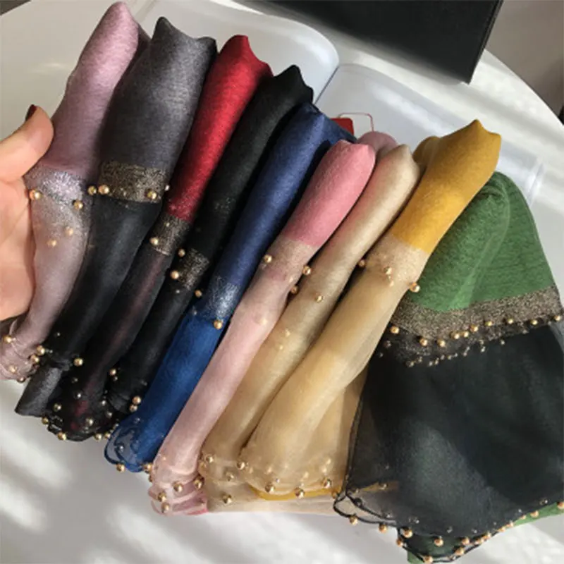 2020 New Summer Silk Scarf For Women Long Size Pashmina Lady Shawl Female Wraps Bandana Foulard Hijabs Solid Soft Beach Stoles
2020 New Summer Silk Scarf For Women Long Size Pashmina Lady Shawl Female Wraps Bandana Foulard Hijabs Solid Soft Beach Stoles
