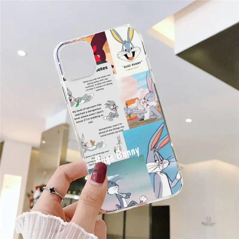 Bugs Bunny Phone Case Transparent soft For iphone 5 5s 5c se 6 6s 7 8 11 12 plus mini x xs xr pro max
Bugs Bunny Phone Case Transparent soft For iphone 5 5s 5c se 6 6s 7 8 11 12 plus mini x xs xr pro max