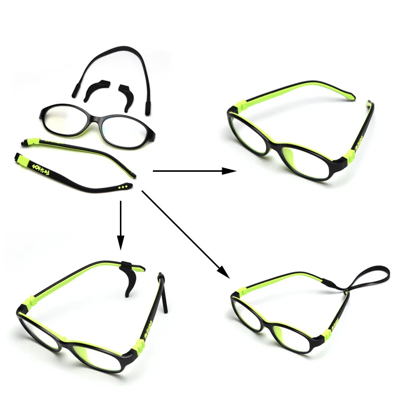 Детские оптические очки с защитой от синего света силиконовые гибкие защитные