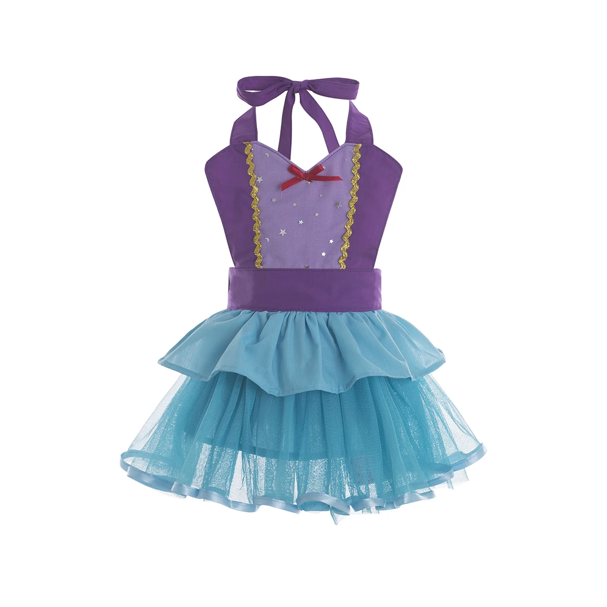 Детский костюм русалки для маленьких девочек комбинезон Ариэль на Хэллоуин |