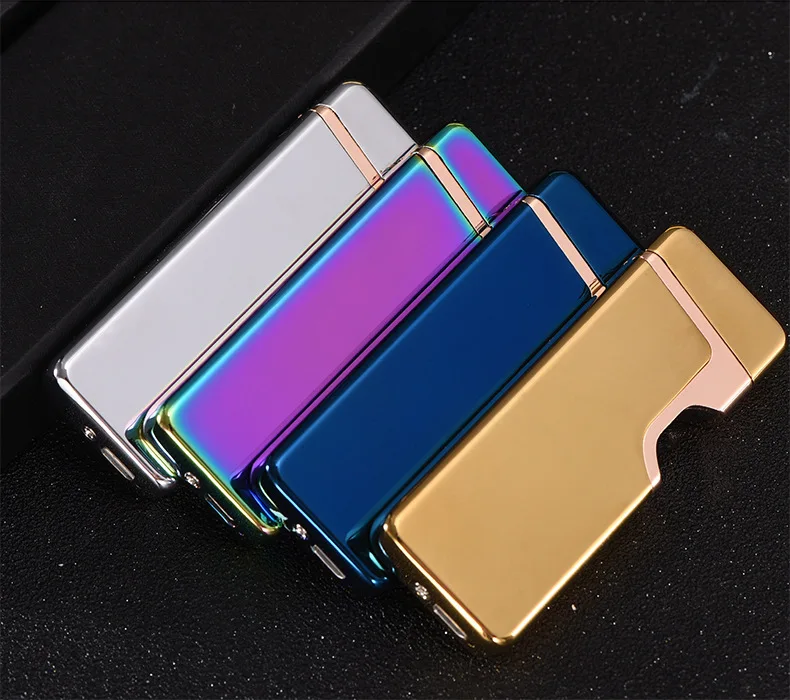 New Laser USB Lighter Rechargeable Double Arc Lighters Creative Gravity Sensor Electronic Touch Cigarette Cigar Lighter mecheros
New Laser USB Lighter Rechargeable Double Arc Lighters Creative Gravity Sensor Electronic Touch Cigarette Cigar Lighter mecheros