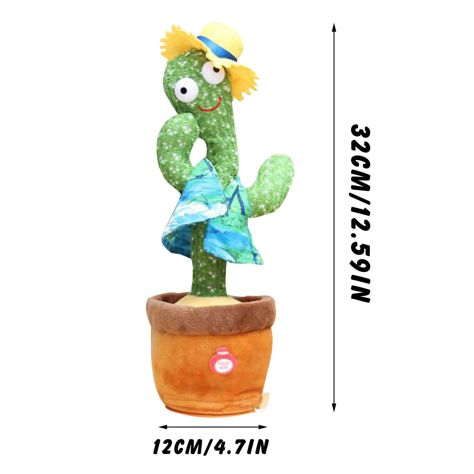 Interesting Cactus Plush Toy Electronic Shake Dancing Toy With The Song Plush Cute Dancing Cactus Early Childhood Toy For Kids
Interesting Cactus Plush Toy Electronic Shake Dancing Toy With The Song Plush Cute Dancing Cactus Early Childhood Toy For Kids