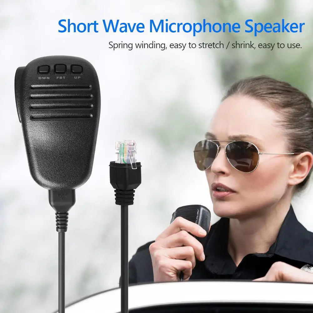 Handheld Microphone Speaker Short Wave For Yaesu FT-817 FT-857 FT897 FT-450 FT-891 FT-817ND Walkie Talkie Radio Mic
Handheld Microphone Speaker Short Wave For Yaesu FT-817 FT-857 FT897 FT-450 FT-891 FT-817ND Walkie Talkie Radio Mic