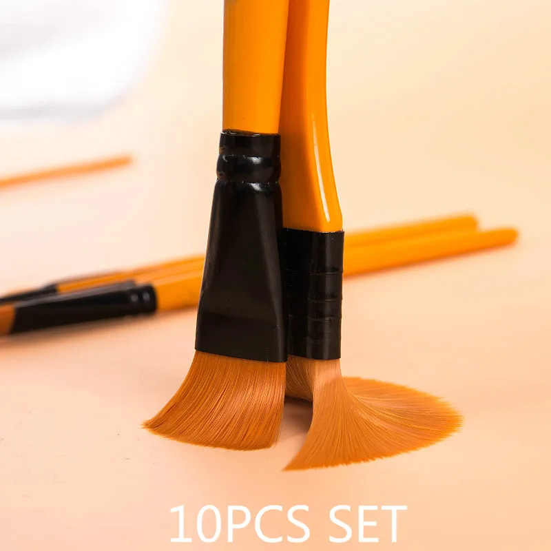 wooden Oil painting pen 10 piece suit Acrylic paint brush for wall painting Fan shaped watercolor gouache with no hair off
wooden Oil painting pen 10 piece suit Acrylic paint brush for wall painting Fan shaped watercolor gouache with no hair off
