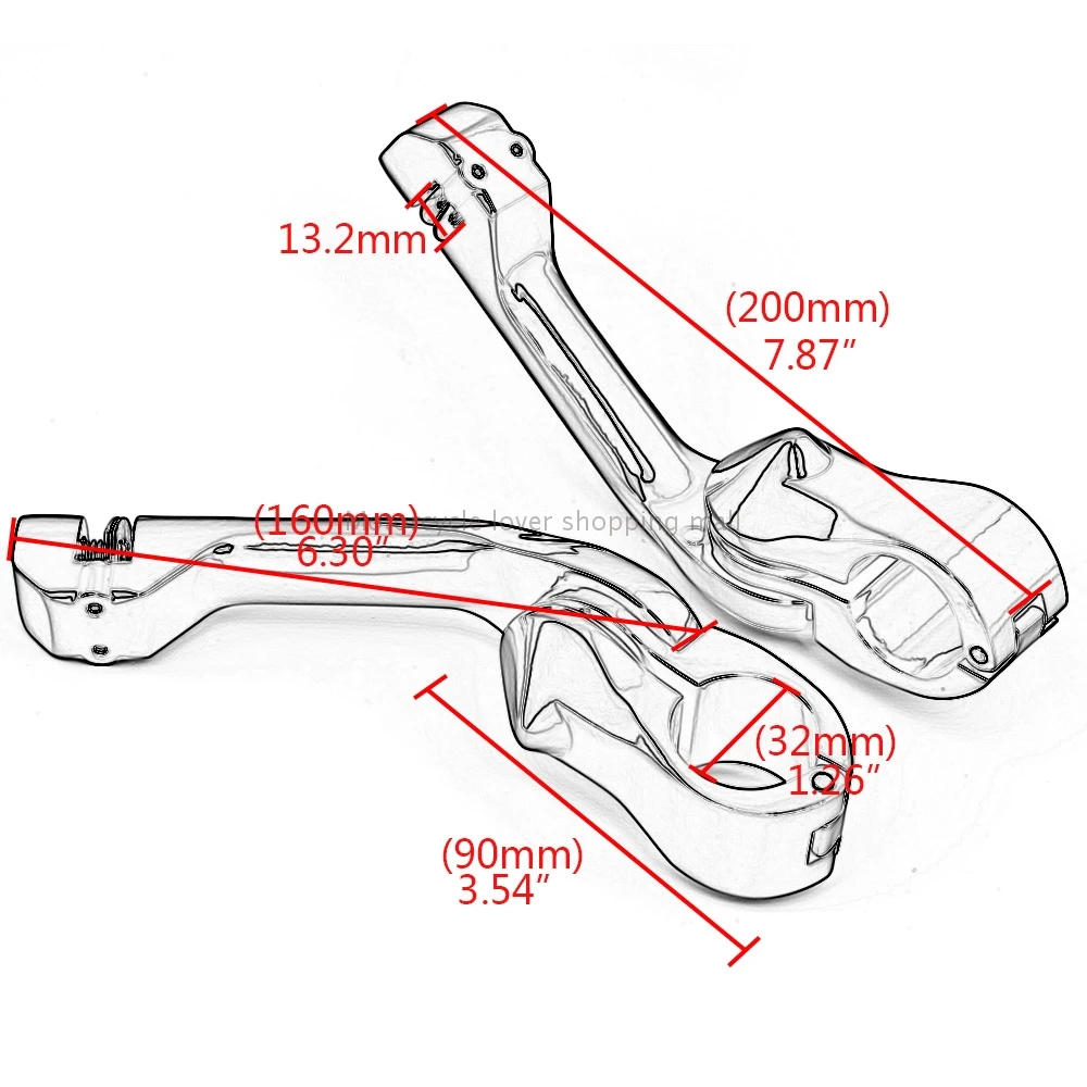 Chrome Motorcycle Foot Pegs Folding Footrests Pedals Clamps 32mm For Harley Honda Yamaha Suzuki Cruiser Bobber Cafe Racer Ducati
Chrome Motorcycle Foot Pegs Folding Footrests Pedals Clamps 32mm For Harley Honda Yamaha Suzuki Cruiser Bobber Cafe Racer Ducati