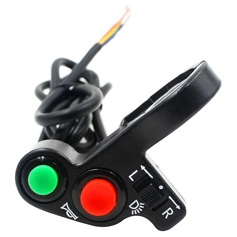 Motorcycle Handlebar Switch Electric Bike Scooter Horn Turn Signals On/Off Button Light Switch
Motorcycle Handlebar Switch Electric Bike Scooter Horn Turn Signals On/Off Button Light Switch