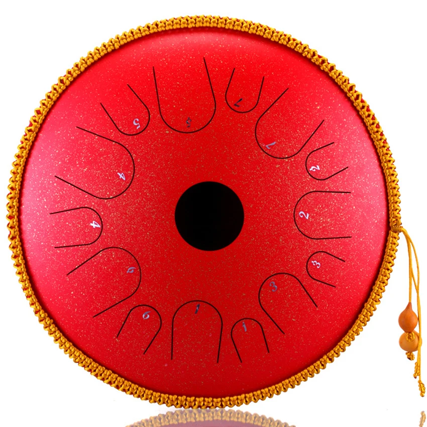 14 Inch 14 Tune Tongue Drum Steel Hand Pan Drum Tank Ethereal Drum for Yoga Meditation Percussion Instruments Accessories C key
14 Inch 14 Tune Tongue Drum Steel Hand Pan Drum Tank Ethereal Drum for Yoga Meditation Percussion Instruments Accessories C key